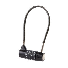 Cable Lock Sturdy 4Digit Combination Padlock With 47.6 cm Cable For Tool Box, Shed, Hasp Storage
