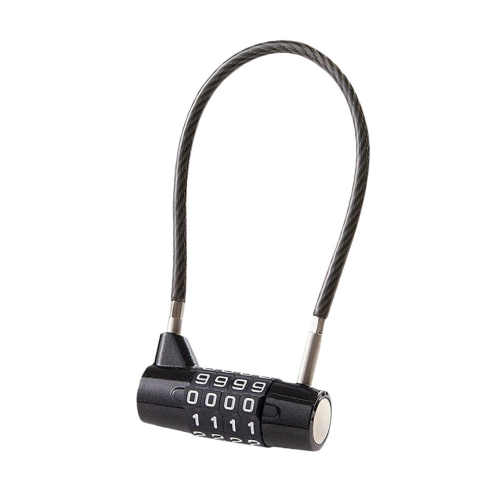 Cable Lock Sturdy 4Digit Combination Padlock With 47.6 Cm Cable For Tool Box, Shed, Hasp Storage 9001264210823
