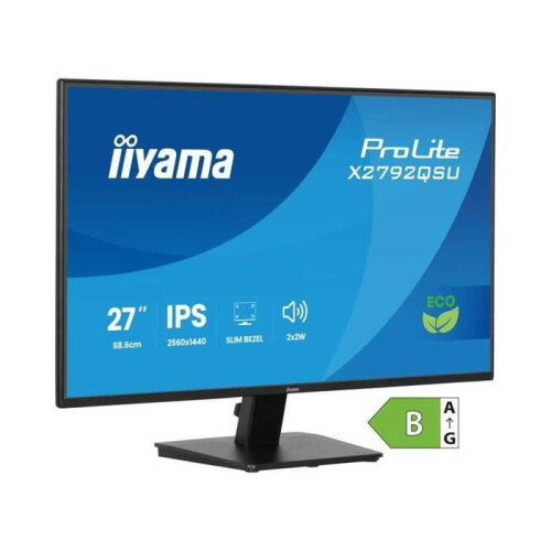 iiyama Monitor - IIYAMA - ProLite X2792QSU - 27 polegadas - Quad HD 2560x1440 - IPS 120Hz 3ms