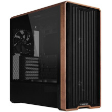 PC-behuizing - Lian Li - Lancool 217 - Zwart - 5 ventilatoren - Gehard glas - Notenhouten accenten