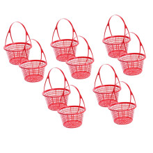 Portable Fruit Picking Basket 10Pcs Set Lightweight Small Handheld Berry Harvest Basket For Strawberries And Blueberries