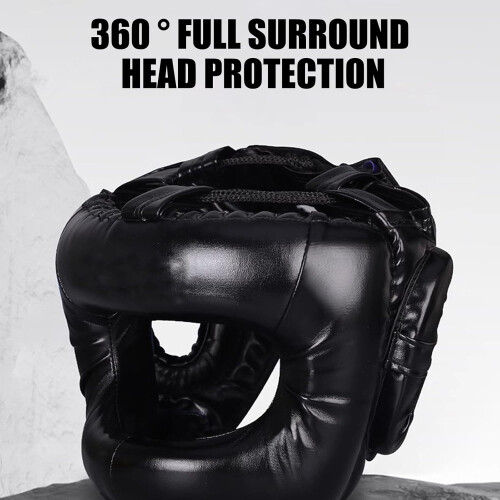 Boxing Headgear Fully Face Protection for Training Kickboxing 2