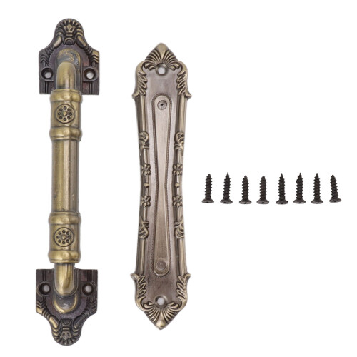 Brass Industrial Sliding Door Pulls, Elevate Your Space With Sturdy And Timeless Drawer Handles