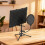 Homcom HOMCOM Studio Microphone Isolation Shield with Pop Filter & Stand, Black 9