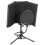 Homcom HOMCOM Studio Microphone Isolation Shield with Pop Filter & Stand, Black 2
