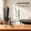 Homcom HOMCOM Studio Microphone Isolation Shield with Pop Filter & Stand, Black 6