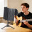 Homcom HOMCOM Studio Microphone Isolation Shield with Pop Filter & Stand, Black 8