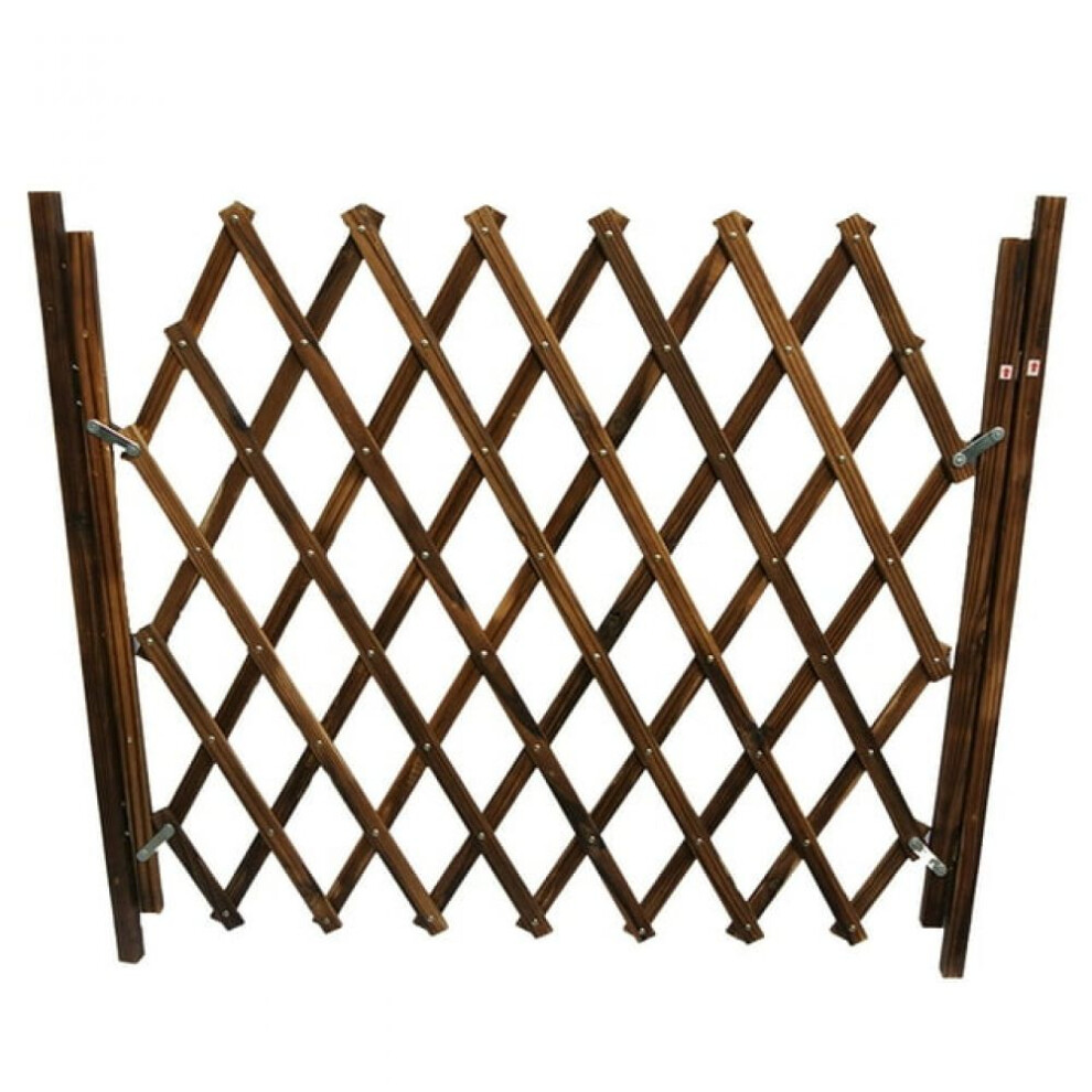 No Dig Panel, Retractable Pet Freestanding Screen With Sturdy Material, Expandable Wooden Lattice Fence For Home Safety, Portable And Light Garden Fen 9436597600872