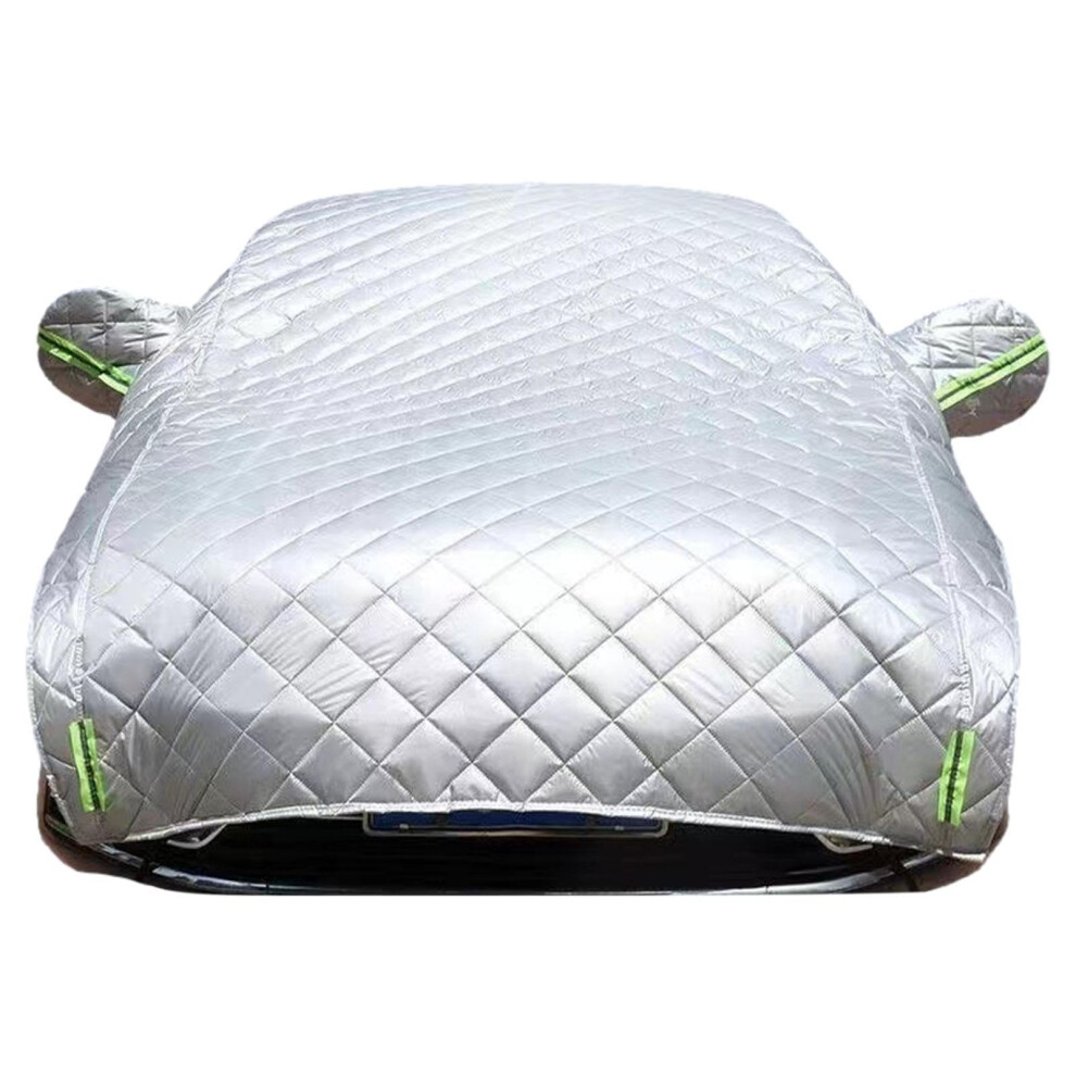 Antihail Half Car Cover Compatible With Professional Thickened Antihail Car Cover With Reflective Strips 9001264213510