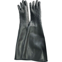 Rubber Sandblasting Gloves Material Rubber Latex Reusable  Pressure Long Thickened Sandblaster Work Gloves Safety