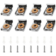 8 Piece Mirror Holder Wall, Mirror Holder, Mirror Mount with Dowels and Screws