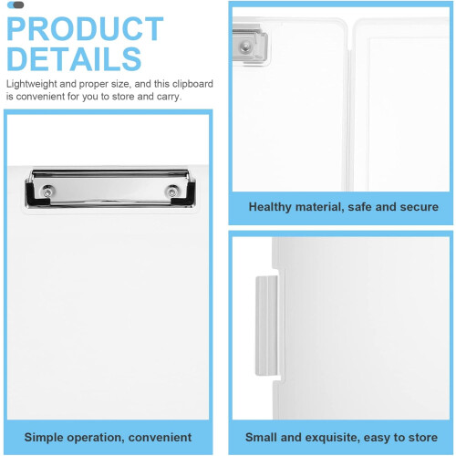 Accessories for Nurses A4 Paper Clamp Document Organizer Clipboards A4 File Holder 1