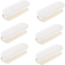 Ideal As A Gift, Snap In Design Premium Grade Nylon Handle Set For Smooth Appearance, 6 Pieces Self Adhesive Installation Without Tools Strong Bearing