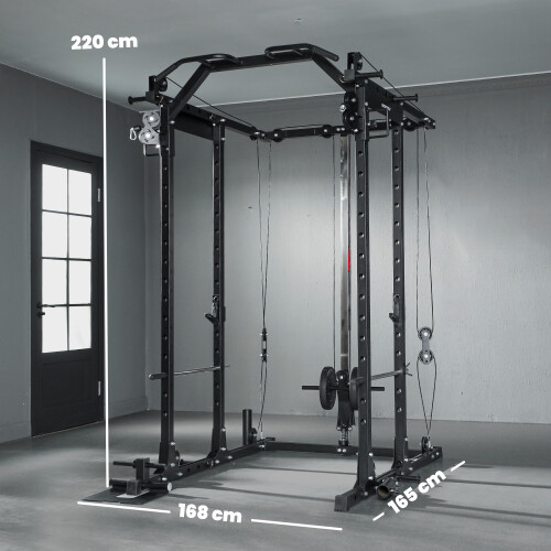 SPORTNOW Cable Crossover Machine, 300kg Multi Gym Cable Pulley System 2