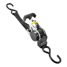 Ratchet Straps With S Hook Heavy Duty Auto Retractable TieDown For Cars And Motorcycles, Cargo Tape