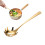 Spaghetti Spoon Server  Stainless Steel Pasta Colander, Pasta Spoon Gold 1