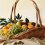 Picnic Basket Straw HandWoven Portable FruitPicking Model M 2
