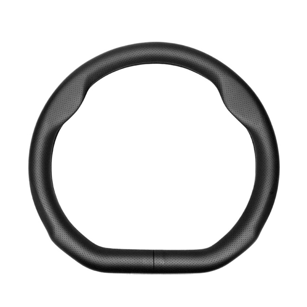Car Steering Wheel Cover D Shape 3738Cm Antislip Breathable Microfiber Leather Universal Fit 9339159683354