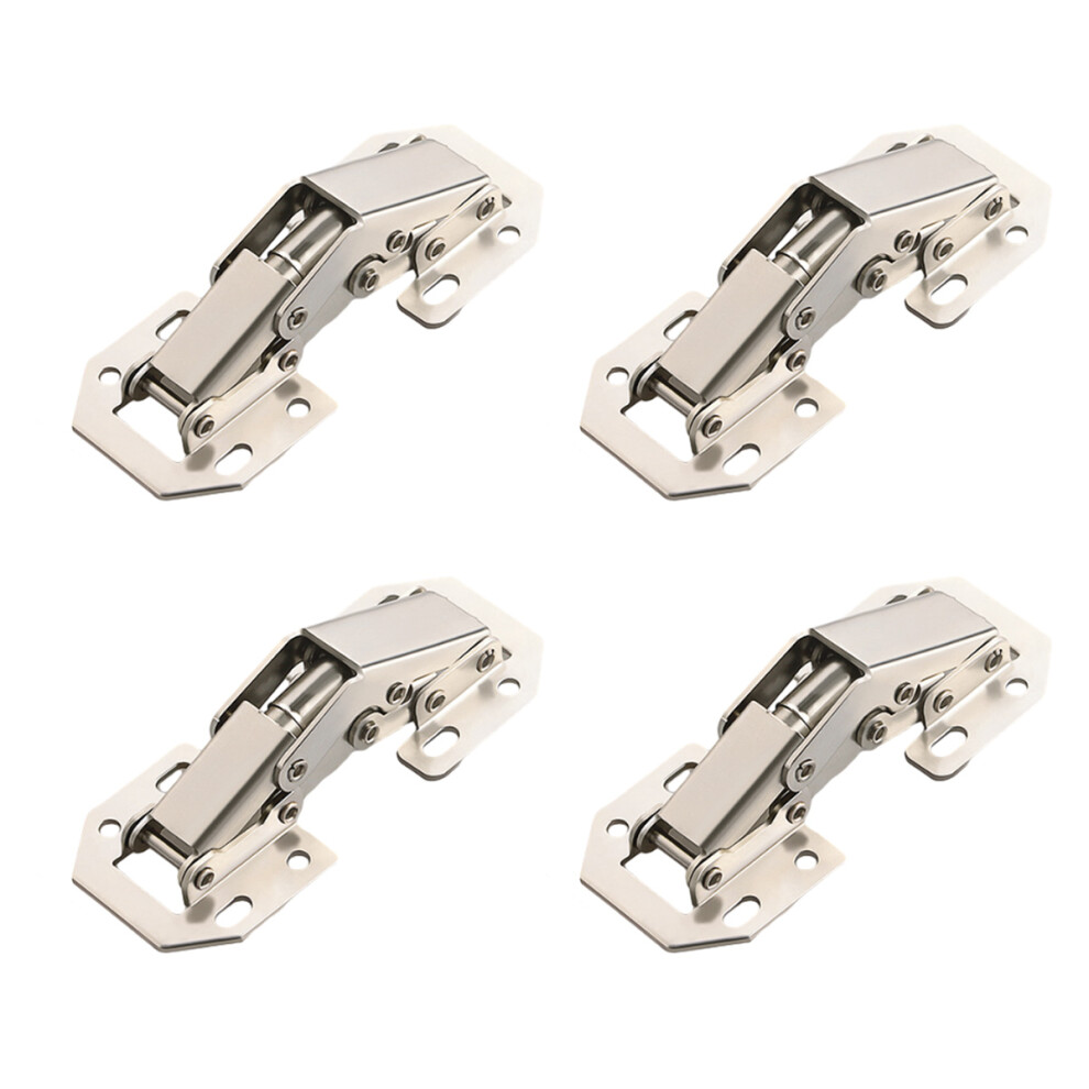 Cabinet Door Hardware, Non-Mortise Concealed Hinges Easy Installation Cold-Rolled Steel Zinc Plated 9060116417124