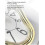 Creative Twisted Wall Clock Scandinavian Melting Design Pendulum Clock Silver 7Inch Decorative Wall Clock 3