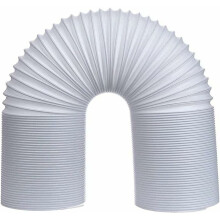Tubo di scarico AC con filettatura antioraria per compatibilità universale, tubo per condizionatore d'aria portatile resistente al calore e