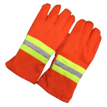 Heat Resistant Firemen Gloves 1 Pair AntiScalding Rescue Hand Lightweight Breathable Firefighting