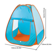 Speelgoedkampeerset voor kinderen, grote schattige tent met realistisch verlicht kampvuur en opklapbare speeltent voor binnen- en buitenavonturen,
