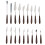Scraper knife, artist supplies, 18piece plastic handle, various blade sizes 1