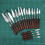 Scraper knife, artist supplies, 18piece plastic handle, various blade sizes 5