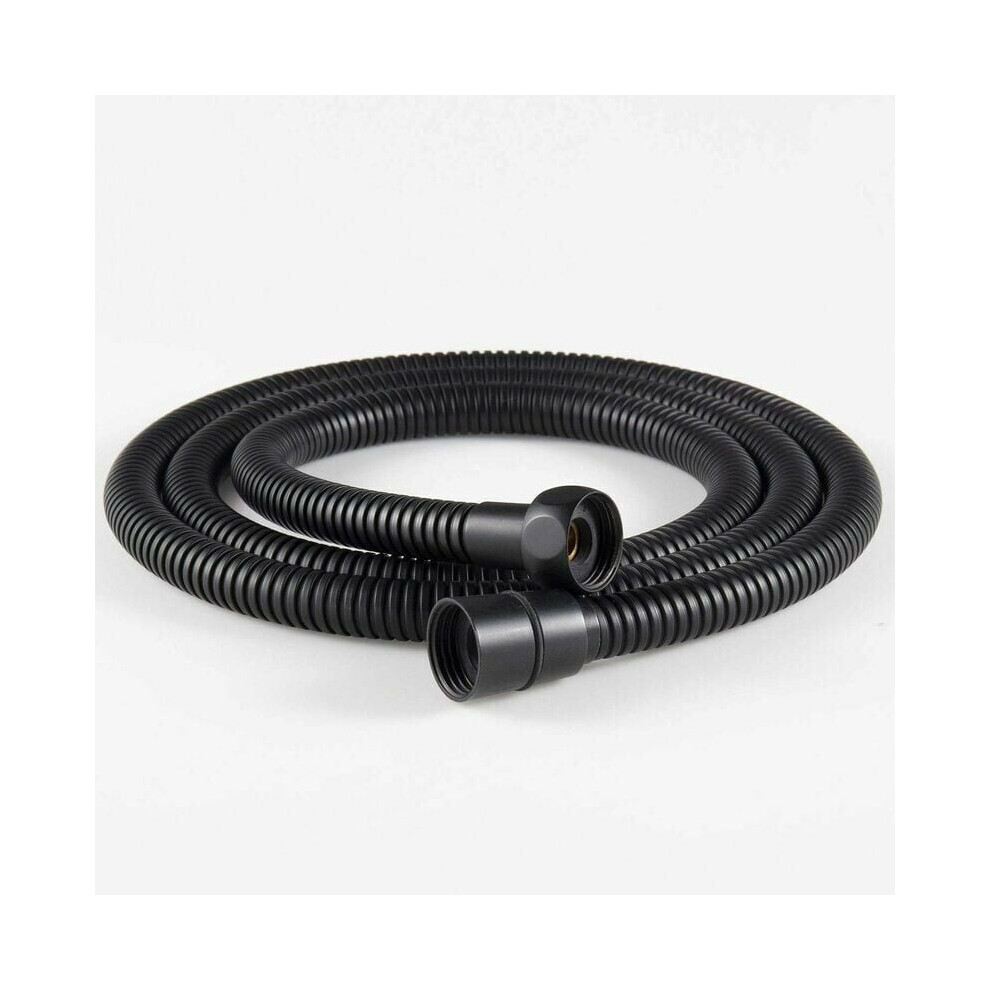 High-Temperature And Pressure-Resistant Shower Hose, Universal Replacement Part Extra-Long 1.5M, Flexible Matte Black Encrypted Hose For Handheld Show 9466005167871