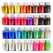 1 Set Handmade Pearlescent Natural Mica Mineral Powder Epoxy Resin Dye Pearl Pigment for Candle Soap