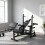 Homcom HOMCOM Multi-Exercise Full-Body Weight Bench with Bench Press & Leg Extension 9