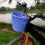 Front loading basket Rattan Hand woven bicycle basket Woven MultiColor 4