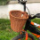 Front loading basket Rattan Hand woven bicycle basket Woven MultiColor 2
