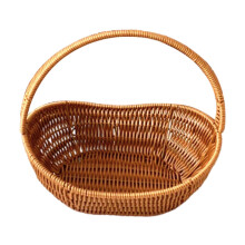 Outdoor PP Woven Picnic Basket Organizer For Beach, Park, Backyard 36cm Length Multipurpose