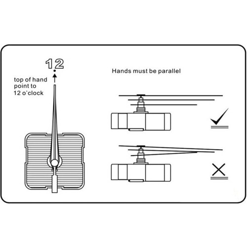 Wall Clock Movement Mechanism LongShaft Clock Movement Orange Easy Install Replacement Part 2
