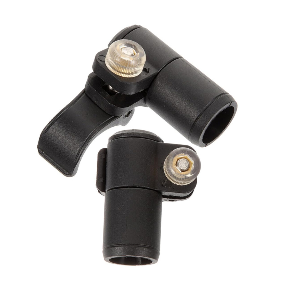 2 x attachment clip for hiking poles, external lock, nonslip, compatible with various trekking poles, durable and portable for outdoor activities