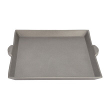 Square Baking Tray Griddle For Barbecue Shops Portable Cooking System Fast Heating And Even Heat Distribution Flat Top Griddle High Quality Steel Cons