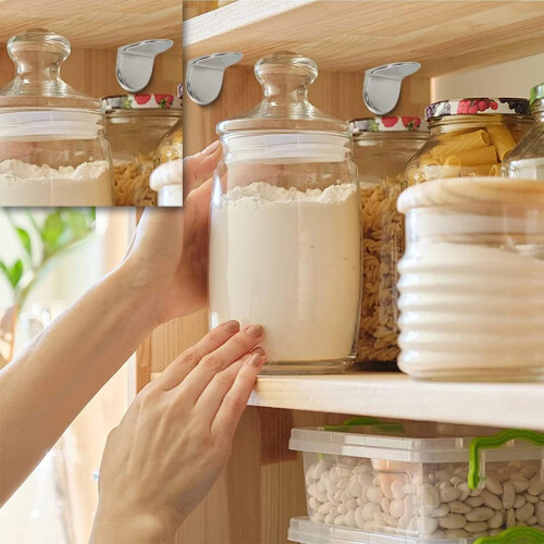 Βάση ραφιών επίπλων ντουλαπιών DIY, καρφίτσες ραφιών σε σχήμα L για στηρίγματα 2