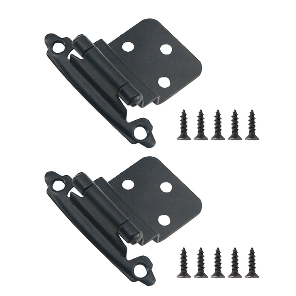 Cabinet Hinges For Seamless Kitchen & Bath, Automatic Closed Hinge With Self-Closure Mechanism For Quiet, Smooth Operations, White Nickel Hardware (2P 9436597779943