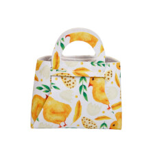 Cappottina personalizzata per seggiolino auto per neonati, 12x13 cm, in feltro, con motivo a fragole, ideale come bomboniera per neonati o per baby