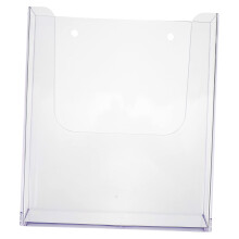 Acrylic Display Stand Wall Mounted For Documents And Books Clear Paper Holder Organizer For Home Office Study