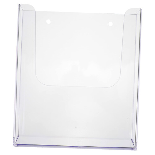 Acrylic Display Stand Wall Mounted For Documents And Books Clear Paper Holder Organizer For Home Office Study