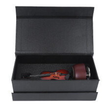 Violine Form Musik Box Rotierenden Holz Musical