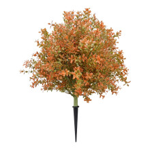 Artificial Topiary Tree Outdoor Garden Decor 4 Ft Tall UVResistant Leaves Weatherproof Autumn Thanksgiving Style