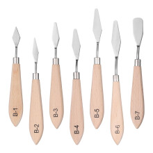 Palette Knife 6.307.48 Inch Stainless Steel Spatula with Beech Wood Handle