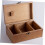 Solid Wood Stick Needle Holder Hidden Vintage Basket Practical Storage Case 3