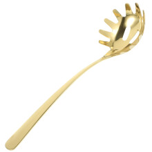 Pulversc Halen Pasta Plate Sejf Spaghetti Tongs Heat Resistant Stainless Steel 304 Golden