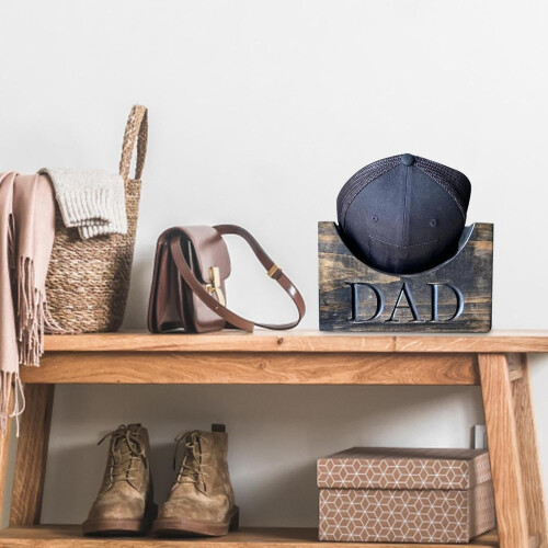 Stackable hat storage for baseball caps for bookshelf, bedroom, wardrobe, black 1