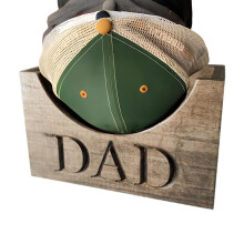 hat storage box for bedroom, wardrobe, gray